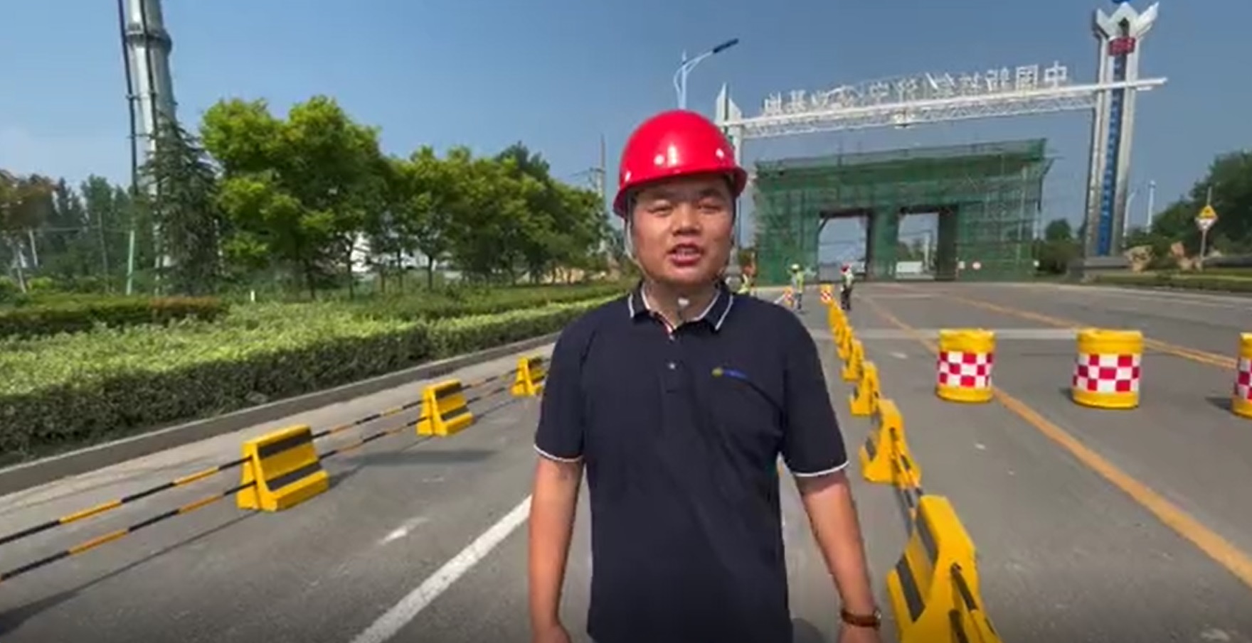 炎炎夏日下的智园人