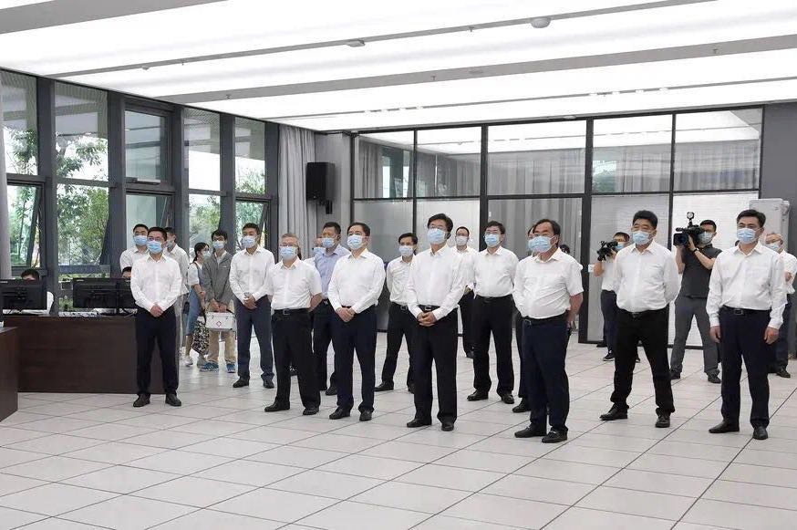 浙江省开发区（园区）改革提升推进会考察智园科技上虞区安全环保智慧监管平台