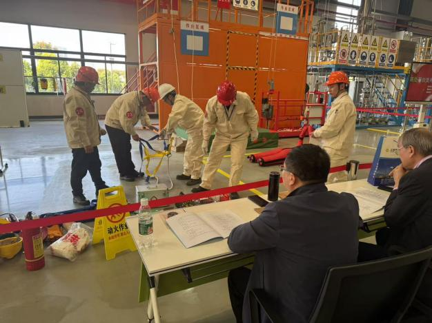 泰州市职工动火作业技能竞赛在泰兴经济开发区化工安全技能实训基地成功举办