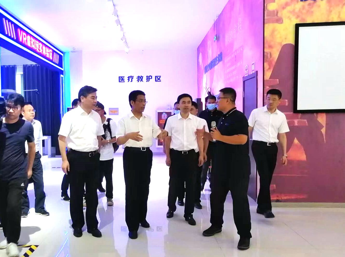 在关怀中砥砺前行 | 国家应急部副部长一行到杭州湾（上虞）实训基地考察调研