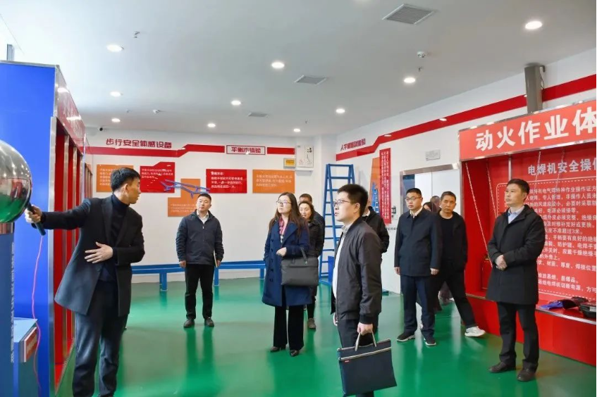 国家应急管理部专家朱敬聪、李文莉来绵阳化工安全技能实训基地检查调研(图1)
